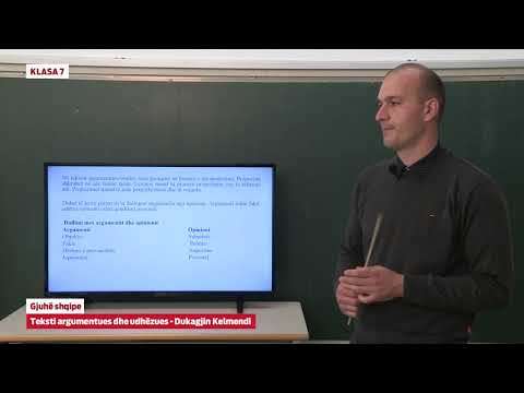 7654 - Gjuhë shqipe - Teksti argumentues dhe udhëzues
