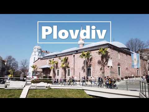 Plovdiv, Bulgaria - The main pedestrian street, 2022 / Пловдив - Главната улица и Капана / Болгария