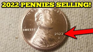 2022 Pennies are SELLING ONLINE!  2022 Penny Coins Worth Money!