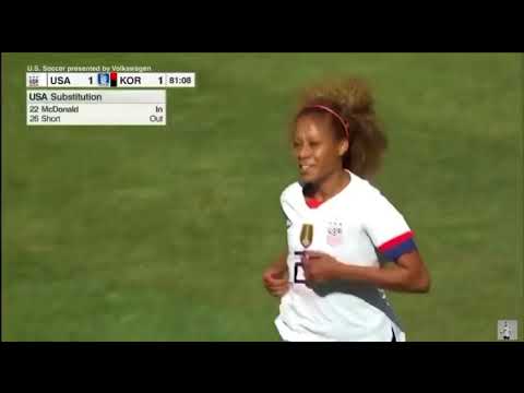 Usa VS South Korea women’s soccer Victory Tour highlights 10/6/19