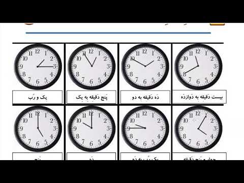 Learn to Speak Persian FAST: For Beginners - Lesson 9 - What time is it ? - Part 1