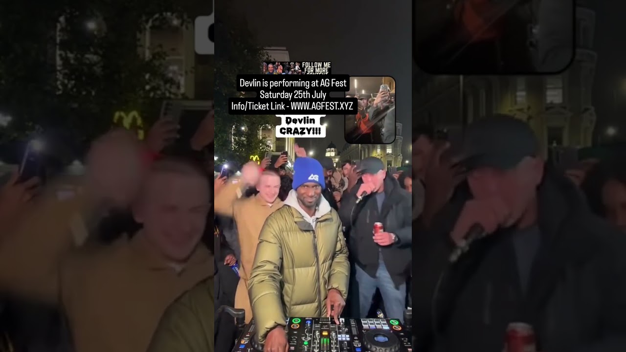 devlinartist is performing at AG Fest 2026 - London