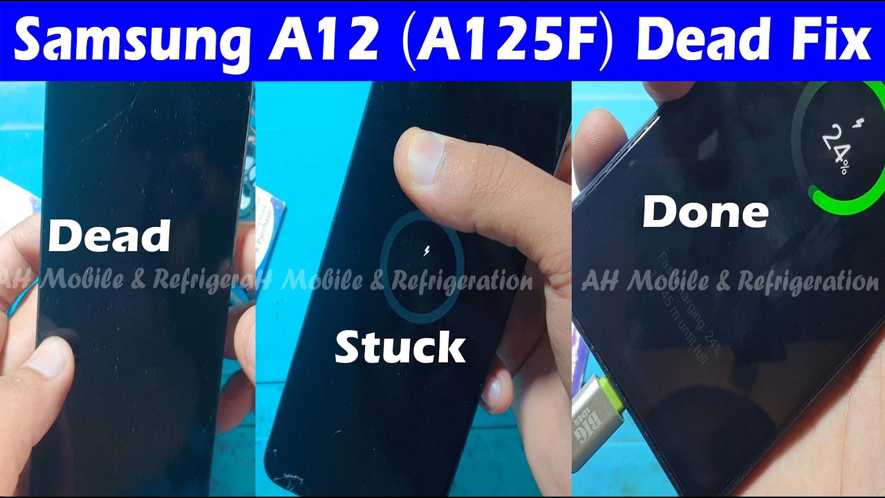 Samsung A12 Dead and No Display No Charging Problem