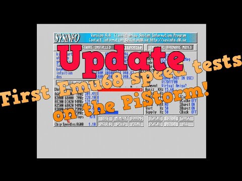 Updated Emu68 speed tests on the PiStorm! [ Amiga 500 ]