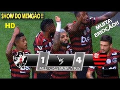 Vasco 1 x 4 Flamengo - Brasileirão 2019 Melhores Momentos HD 17/08/2019