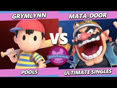 Patchwork 2024 - Grymlynn (Ness) Vs. Mata-Door (Wario) Smash Ultimate - SSBU