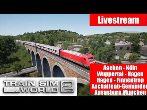 Die längste BR 101 - Intercity Fahrt im TSW 2 / IC 2012 Aachen - München