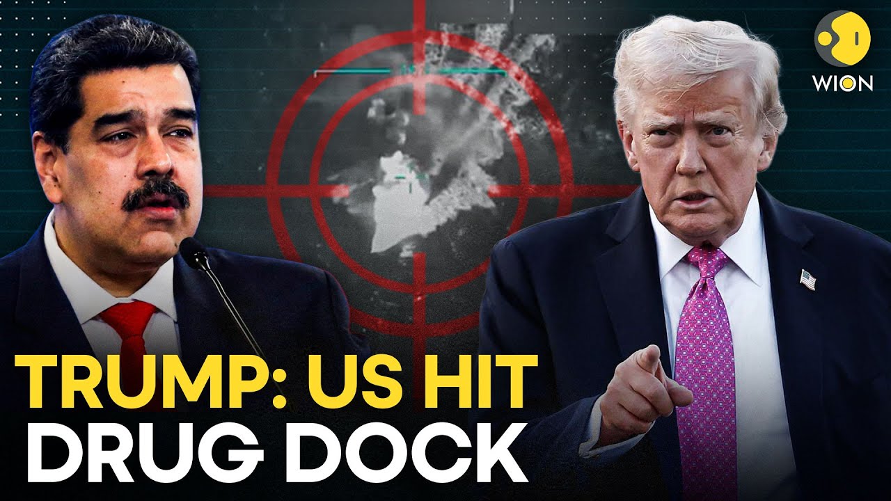 US-Venezuela Tensions LIVE: Maduro Hosts Weekly Show as Trump Says US Hit Venezuelan Drug Dock |WION