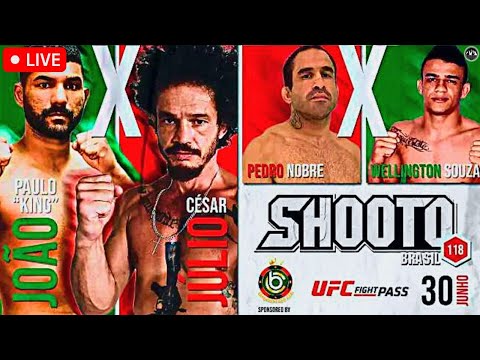 Shooto Brasil 118: Fagundes vs. Santos | LIVE STREAM | MMA Fight Companion | UFC Fight Pass | Brazil