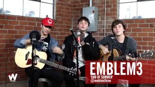 Watch Emblem3 Perform New Song ‘End of Summer’ at TheWrap Studio