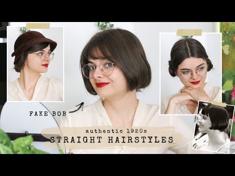 Authentic 1920s Hairstyles For Straight & Long Hair 👒...