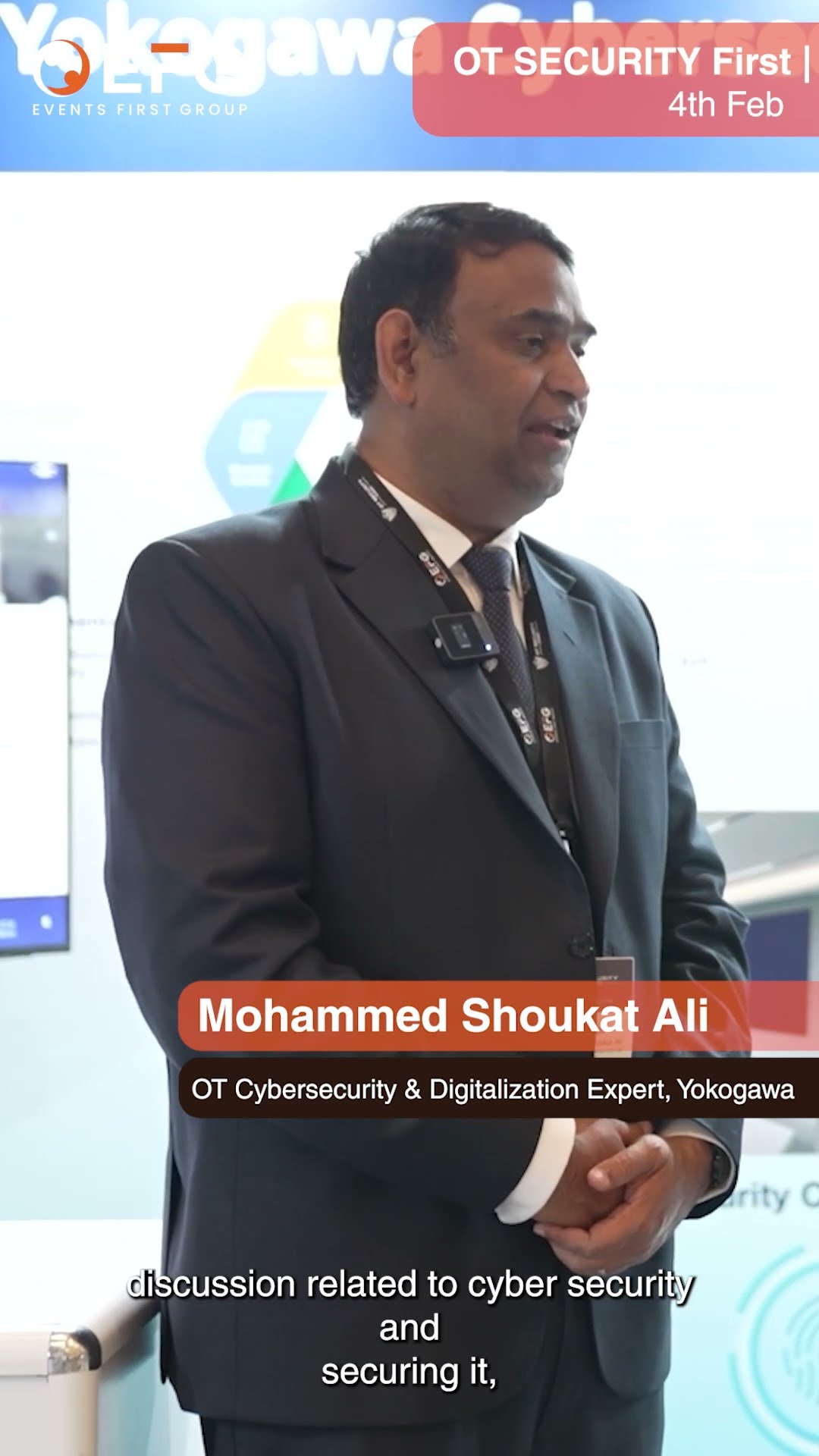 OT Security First testimonial