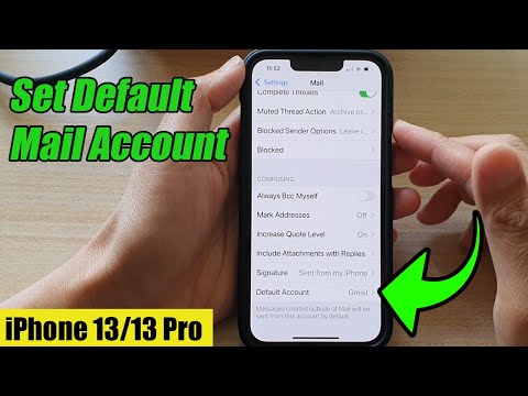 iPhone 13/13 Pro: How to Set Default Mail Account