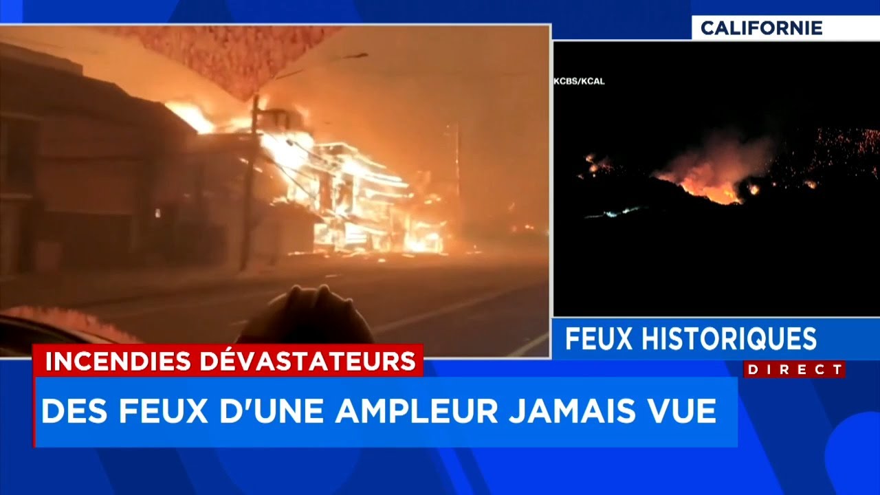 Incendies dévastateurs: la Californie subit toujours des ravages
