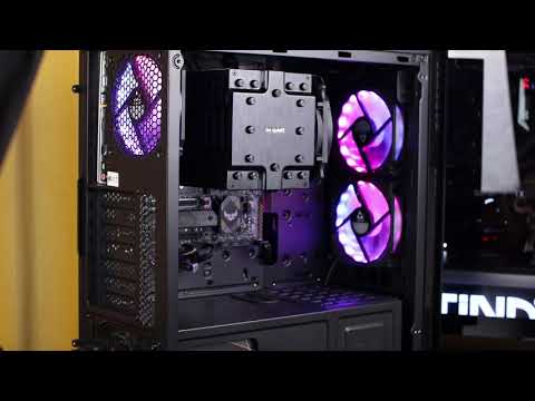 CHIEFTEC Hawk Gaming ATX bokšto šoninis grūdintas stiklas video