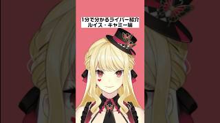 1分で分かるライバー紹介ルイス・キャミー編【にじさんじ/にじさんじ切り抜き/ルイス・キャミー/ルイス・キャミー切り抜き/雑学/にじさんじ雑学/赤の組織/赤の組織切り抜き】