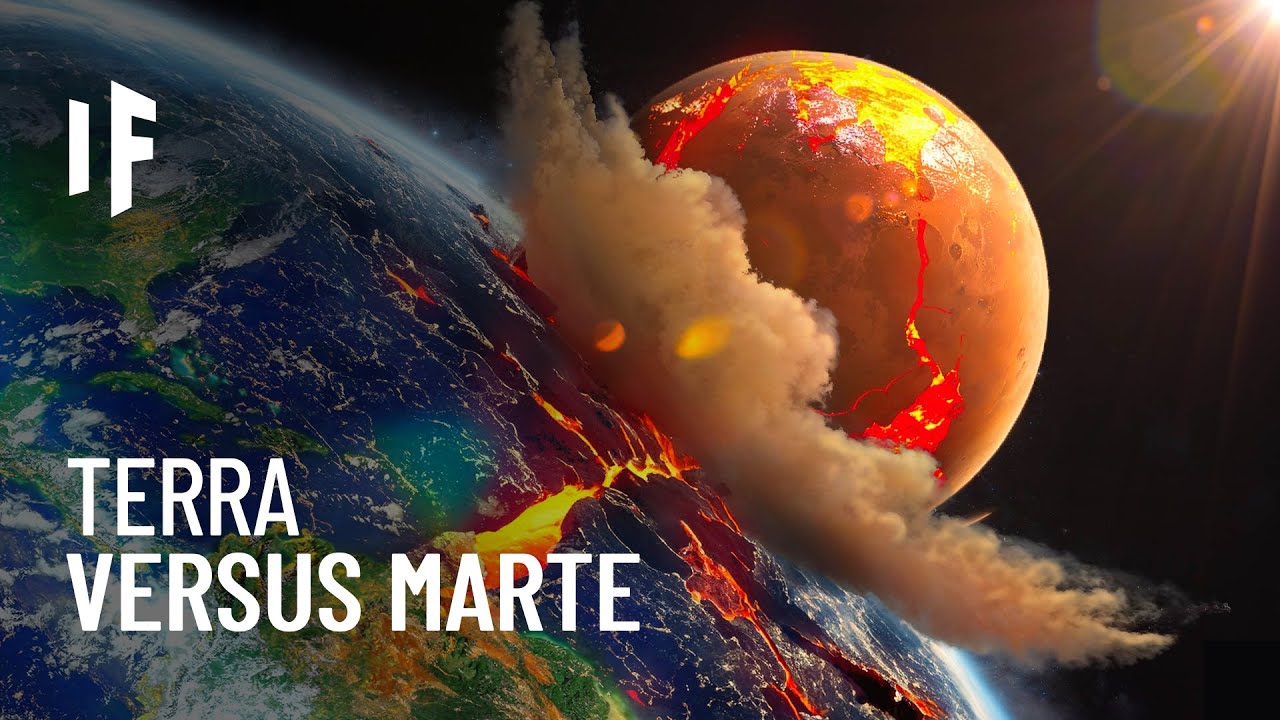 E se a Terra colidisse com Marte?