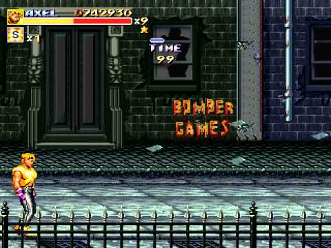 Streets of rage Remake v5 MOD V4 Remake Playthrough (Axel-3)