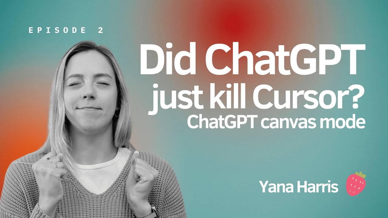 Did ChatGPT canvas mode just kill Cursor AI?
