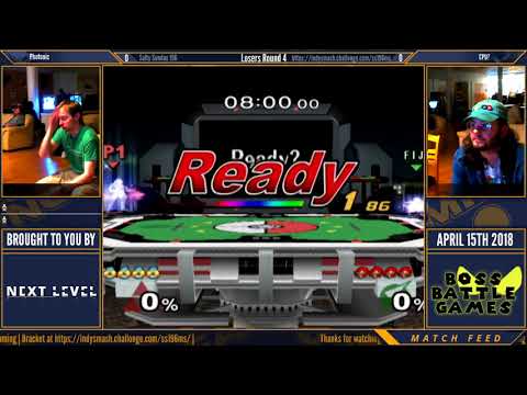 SS196 [Melee] - Photonic (Sheik) vs CPU? (Samus) - Losers Round 4