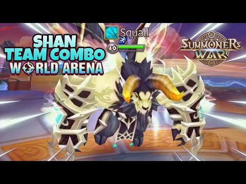 Shan Team Combo in World Arena Ep. 3 - Summoners War