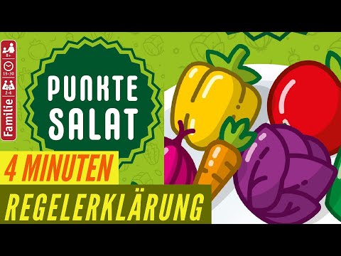 Punktesalat - Regeln - Aufbau - Anleitung - Regelerklärung - Kartenspiel