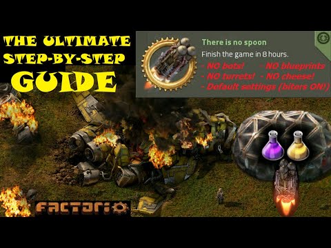 Factorio "There is no Spoon" on 100% Default Settings guide FINALE