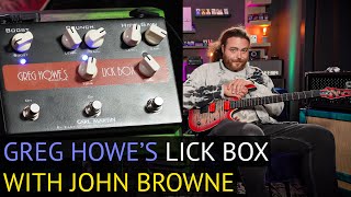 Video thumbnail for So much gain in one pedal! Greg Howe's Lick Box w/ John Browne by Adam Steel