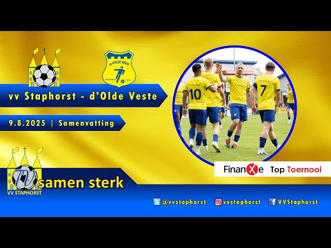 vv Staphorst - 'd Olde Veste '54 | 9.8.2025 | Samenvatting