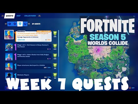 (Chapter 2) ALL Week 7 Quests Guide - Season 5 - Fortnite Battle Royale