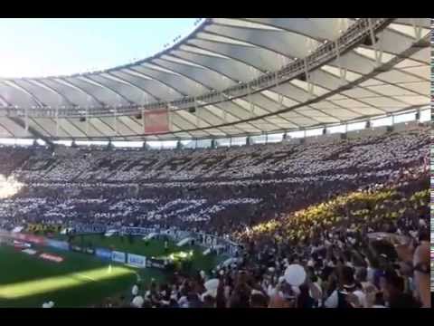 "Vasco X Botafogo. Final do Carioca 2015, torcida." Barra: Guerreiros do Almirante &bull; Club: Vasco da Gama