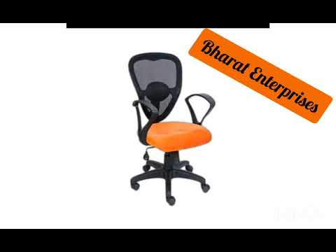 High back office conference chair in mumbai, fixed arms, bla...
