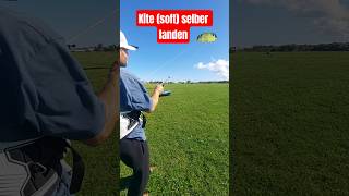 Hybrid-Kite sicher landen ohne Helfer