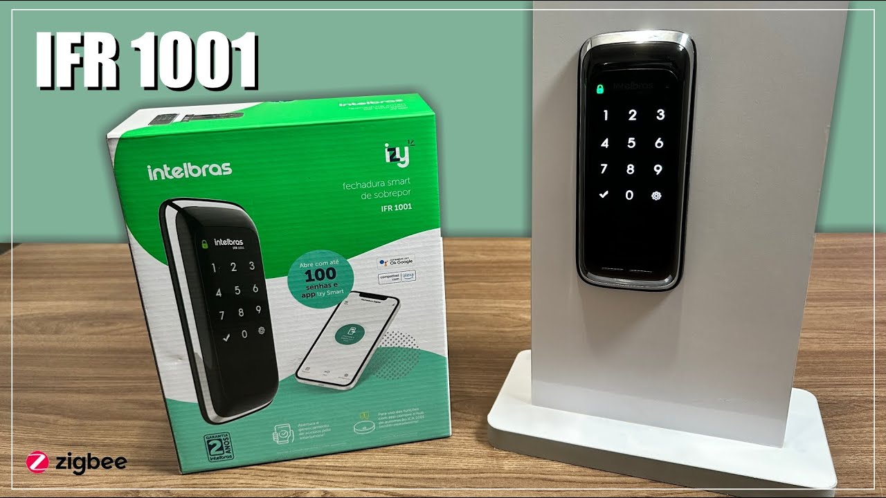 FECHADURA DE SOBREPOR ZIGBEE INTELBRAS IFR1001 - Tuya, Alexa e Google