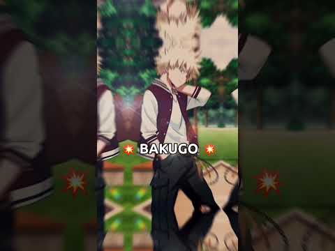 Chante si tu aimes ce personnage (Partie 1) | Edit Anime My Hero Academia #anime #edit #mha