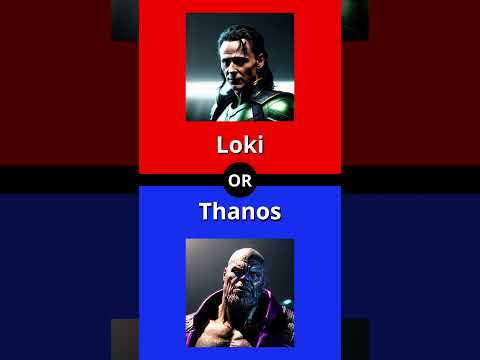 Loki 🌌 vs. Thanos 🔥: The Cosmic Clash! Who Will Rule the Marvel Universe? 💥 #loki  #thanos #marvel