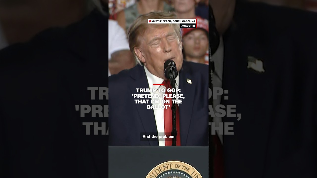 Trump tells GOP rally crowd to vote as if he were on ballot in 2026 Senate race