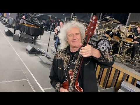 Queen + Adam Lambert  soundcheck Nagoya Dome clip 30 Jan 2020