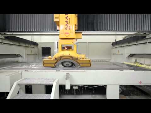 Bridge saw machining | Inclined cut