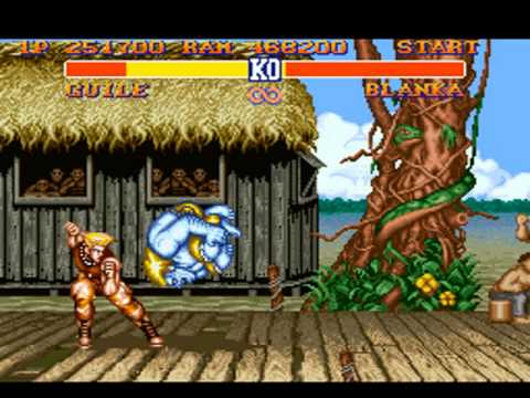 Street Fighter 2: The World Warrior SNES (Guile) Difficulty level 7