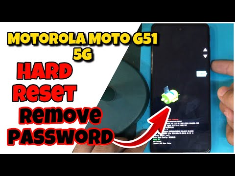 How to Hard Reset Motorola Moto G51 5G | Remove screen lock | Password remove