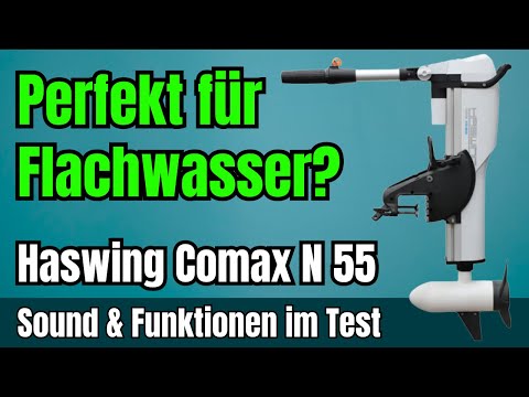 Haswing Comax N 55 review (sound & features) | Height-adjustable electric motor for shallow water