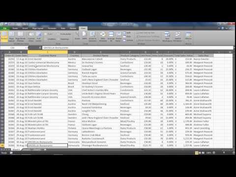Freeze the Top Row and First Column of a Spreadsheet