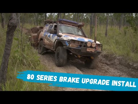 80 Series Toyota LandCruiser Brake Upgrade Install
