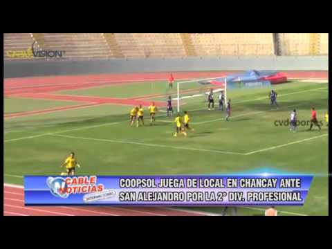 COPPSOL JUEGA DE LOCAL EN CHANCAY ANTE SAN ALEJANDRO POR LA SEGUNDA DIVISION PROFESIONAL