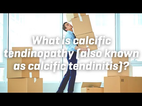 What is calcific tendinopathy (also known as calcific tendinitis)?