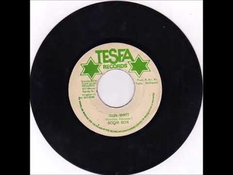 Boom Box - Gun Shot + Dub - 7" Tesfa Records 1987 - INJURY STORY 80'S DANCEHALL