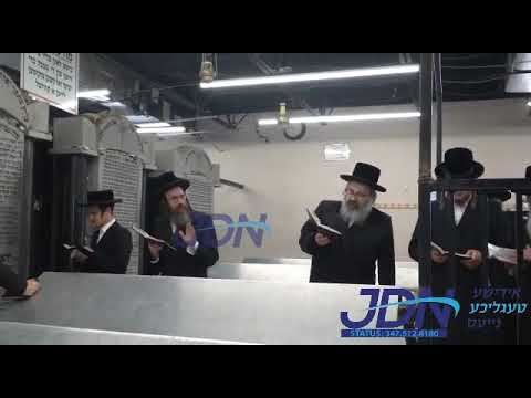 Viznitz London Rebbe Visiting The Tziyun Of The Divrei Yoel Of Satmar - Menachem Av 5781
