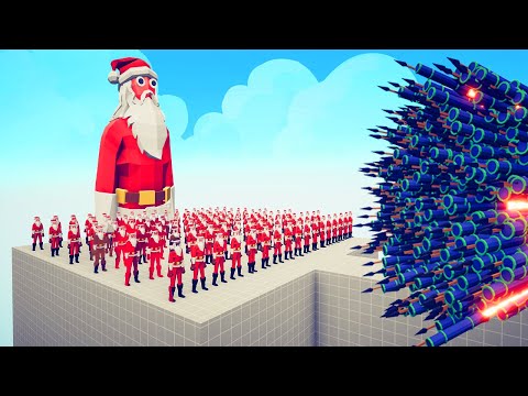 100x SANTA + GIANT SANTA vs EVERY MULTI ARROWS UNITS | TABS - Totally Accurate Battle Simulator