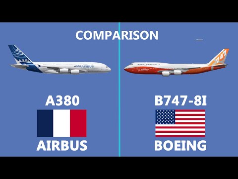 Boeing 747-8i vs Airbus A380 a Comparisons of two Legends  #Airbus #Boeing #B747 #A380